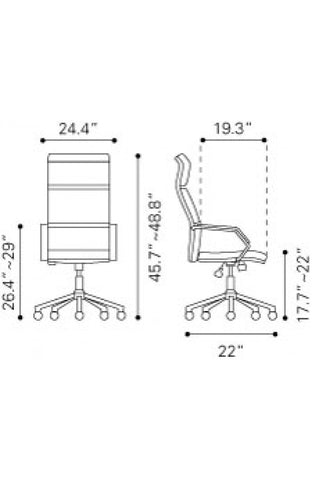 Lider Pro Office Chair White