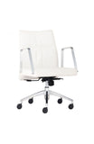 Dean Low Back Office Chair White