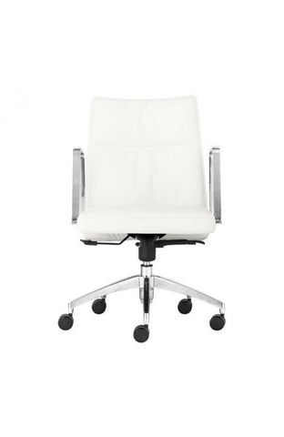 Dean Low Back Office Chair White