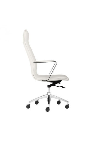 Herald High Back Office Chair White