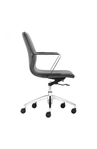 Herald Low Back Office Chair Gray