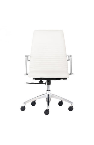 Lion Low Back Office Chair White