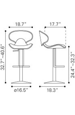 Fly Bar Chair Espresso