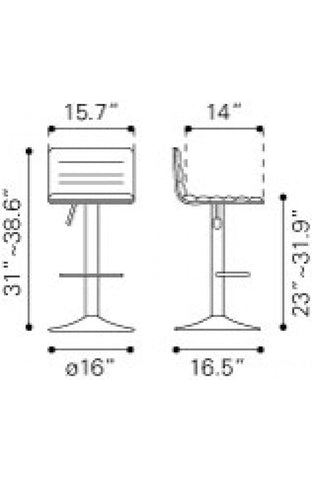 Equation Bar Chair Black