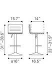 Equation Bar Chair White