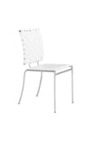 Criss Cross Dining Chair White