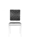 Criss Cross Dining Chair Black