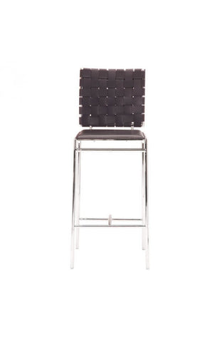 Criss Cross Counter Chair Espresso