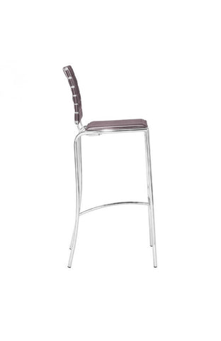 Criss Cross Bar Chair Espresso