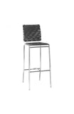 Criss Cross Bar Chair Black