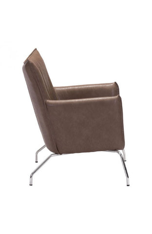 Ostend Occasional Chair Saddle Brown