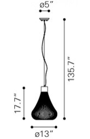 INTERSTELLAR CEILING LAMP