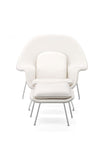 Nursery Occasional Chair & Ottoman White