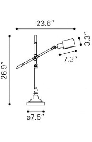 TURN TABLE LAMP