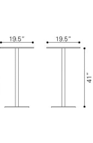 Dimensional Bar Table Espresso