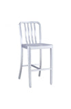 Gastro Counter Chair Brushed Aluminum