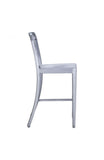 Gastro Counter Chair Brushed Aluminum