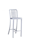 Gastro Bar Chair Brushed Aluminum