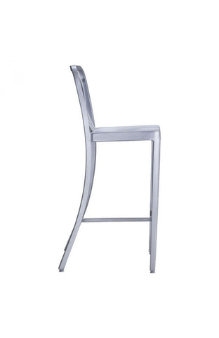 Gastro Bar Chair Brushed Aluminum