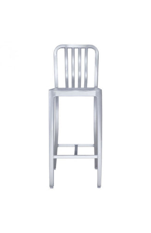 Gastro Bar Chair Brushed Aluminum