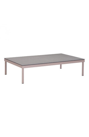 Glass Beach Coffee Table Taupe & Granite