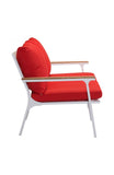 Maya Beach Sofa Red, Nautral & White