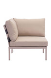 Glass Beach Back Cushion Taupe