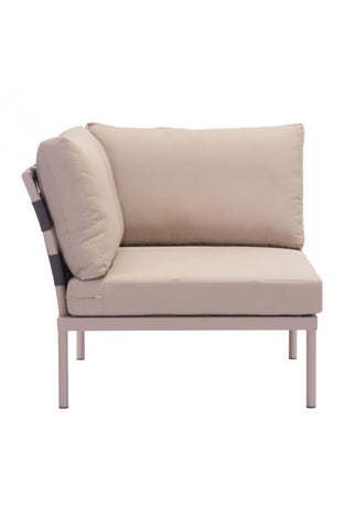 Glass Beach Back Cushion Taupe