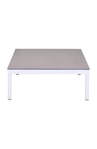 Maya Beach Coffee Table White & Granite