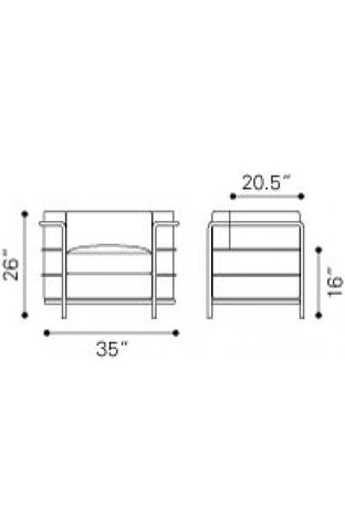 Fortress Arm Chair Espresso