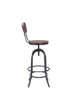 Twin Peaks Bar Chair Distressed Natural