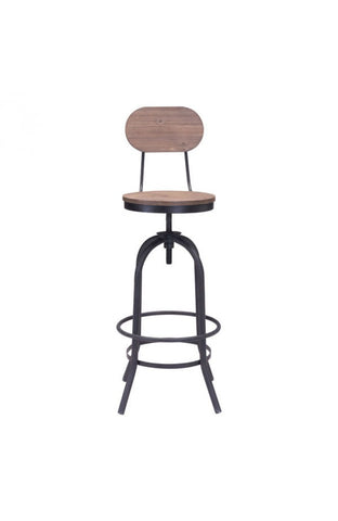 Twin Peaks Bar Chair Distressed Natural