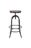 Twin Peaks Barstool Distressed Natural