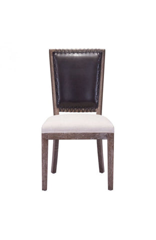 Market Dining Chair Brown & Beige