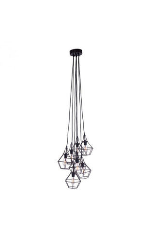 PALMERSTON CEILING LAMP DISTRESSED BLACK