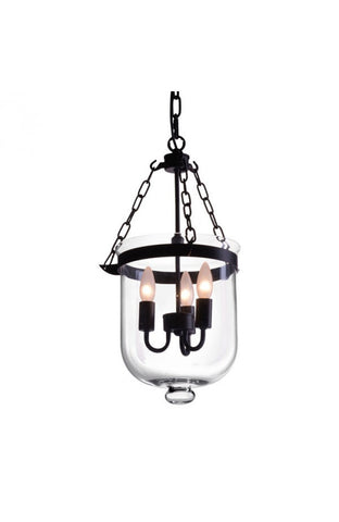 MASTERTON CEILING LAMP DISTRESSED BLACK