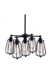 PORIRUA CEILING LAMP DISTRESSED BLACK