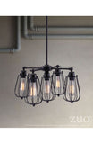 PORIRUA CEILING LAMP DISTRESSED BLACK