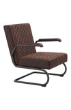 Father Lounge Chair Vintage Brown