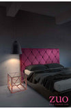 Matias Headboard (Queen) Wine Velvet