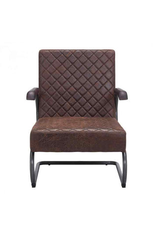 Father Lounge Chair Vintage Brown