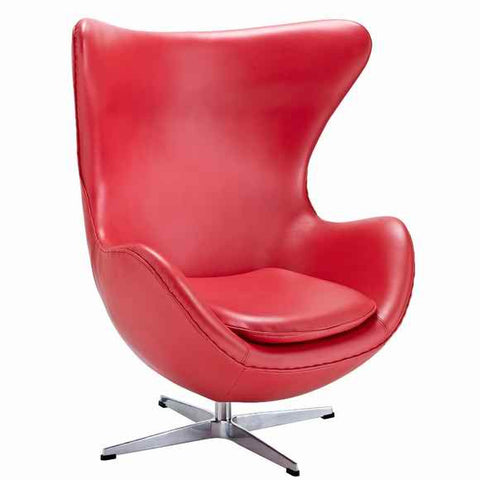 Jacobsen Style Egg Chair Leather