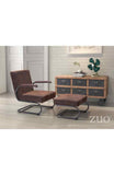 Father Lounge Chair Vintage Brown