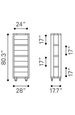 Kirkwood Shelf Distressed Natural