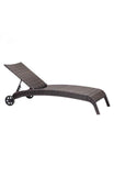 Lido Chaise Lounge Brown