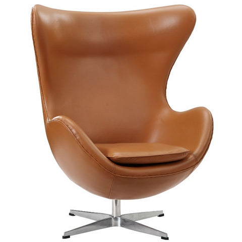 Jacobsen Style Egg Chair Leather