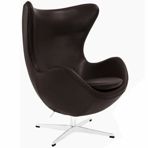 Jacobsen Style Egg Chair Leather