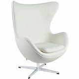 Jacobsen Style Egg Chair Leather