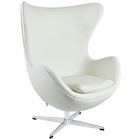 Jacobsen Style Egg Chair Leather