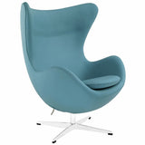 Jacobsen Style Egg Chair Leather